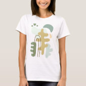 Het bos moderne Abstract T-shirt (Voorkant)