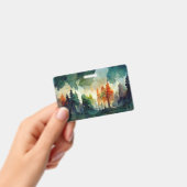 Het bos (natuur) badge (Handheld)