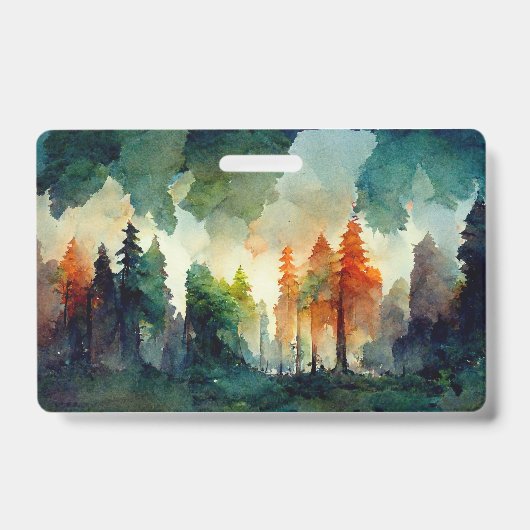 Het bos (natuur) badge (Voorkant)