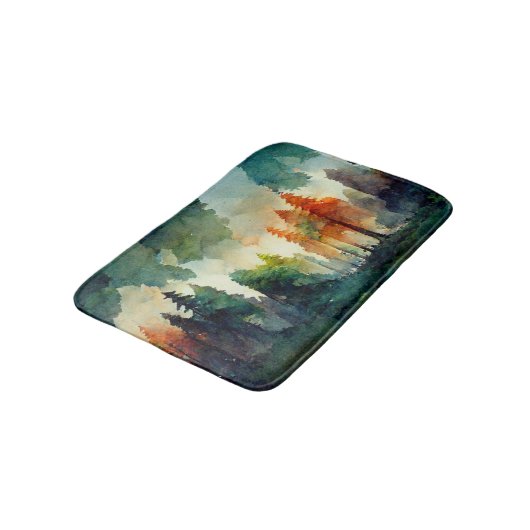 Het bos (natuur) badmat (Gekanteld)