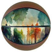 Het bos (natuur) basketbal (Voorkant)