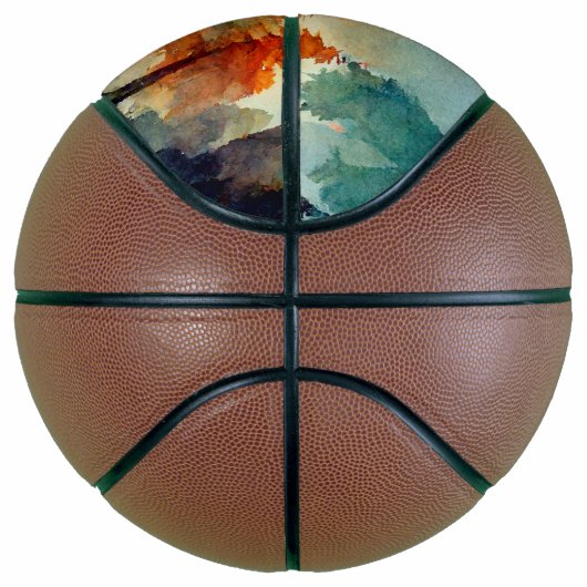 Het bos (natuur) basketbal (Rechts)