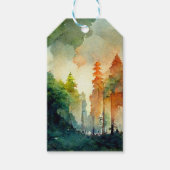 Het bos (natuur) cadeaulabel (Voorkant)