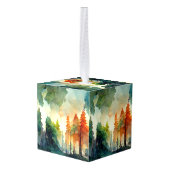 Het bos (natuur) decoratie (Achter hoekig)