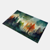 Het bos (natuur) deurmat (Schuin)