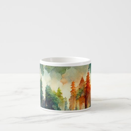 Het bos (natuur) espresso kop (Voorkant)
