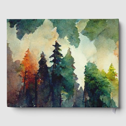 Het bos (natuur) gastenboek (Achterkant)