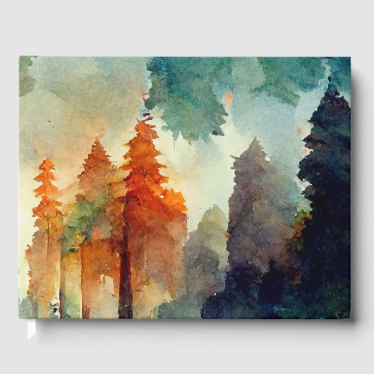 Het bos (natuur) gastenboek (Voorkant)