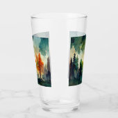 Het bos (natuur) glas (Links)