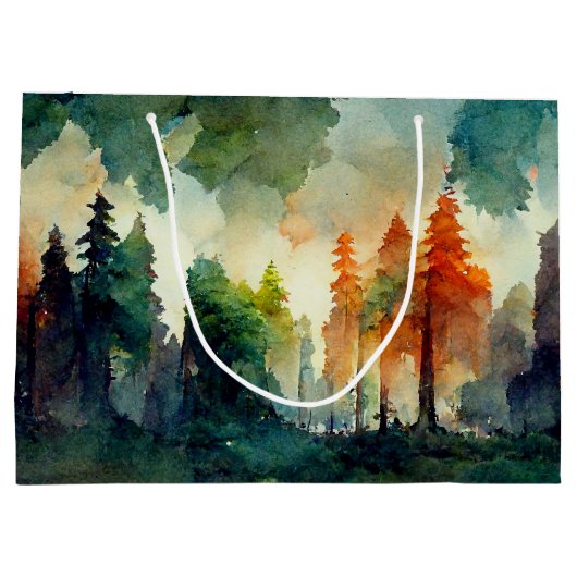 Het bos (natuur) groot cadeauzakje (Achterkant)