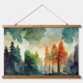 Het bos (natuur) hangend wandkleed (Voorkant 3)