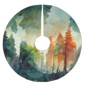 Het bos (natuur) kerstboom rok (Voorkant)