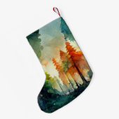 Het bos (natuur) kleine kerstsok (Achterkant (Hangend))