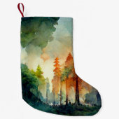 Het bos (natuur) kleine kerstsok (Voorkant)