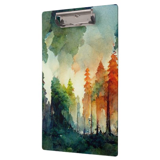 Het bos (natuur) klembord (Links)