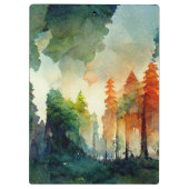 Het bos (natuur) klembord (Achterkant)