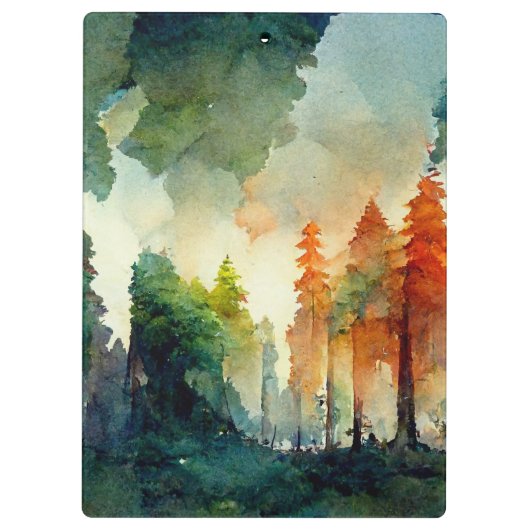 Het bos (natuur) klembord (Achterkant)