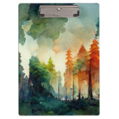 Het bos (natuur) klembord (Voorkant)