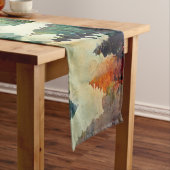 Het bos (natuur) korte tafelloper (Voorbeeld)