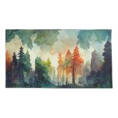 Het bos (natuur) kussensloop (Achterkant)