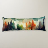 Het bos (natuur) lichaamskussen (Achterkant)