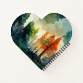 Het bos (natuur) notitieboek (Achterkant)