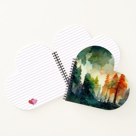 Het bos (natuur) notitieboek (Binnen)