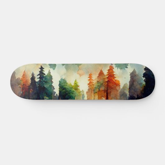 Het bos (natuur) persoonlijk skateboard (Horizontaal)