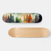 Het bos (natuur) persoonlijk skateboard (Horizontaal)