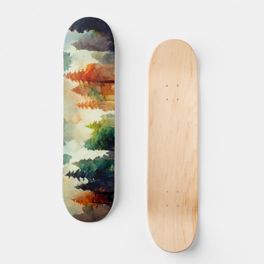 Het bos (natuur) persoonlijk skateboard (Voorkant)