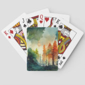 Het bos (natuur) pokerkaarten (Achterkant)