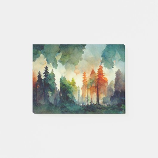 Het bos (natuur) post-it® notes (Voorkant)