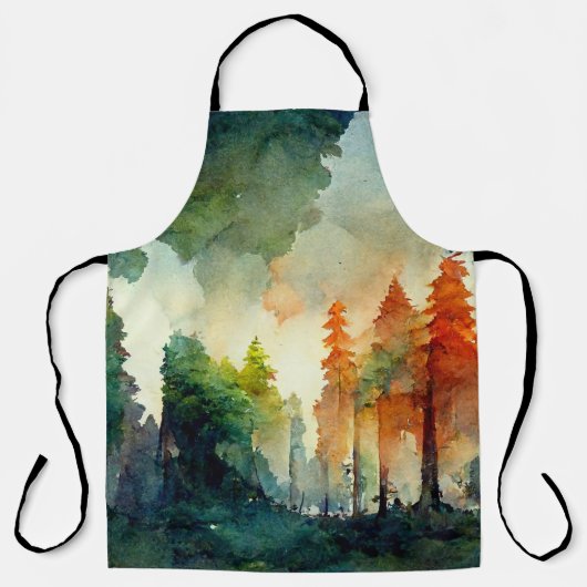 Het bos (natuur) schort (Voorkant)