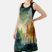 Het bos (natuur) schort (Insitu)