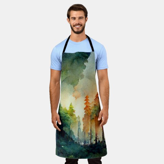 Het bos (natuur) schort (Gedragen)