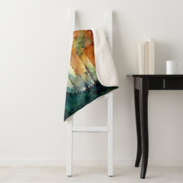 Het bos (natuur) sherpa deken