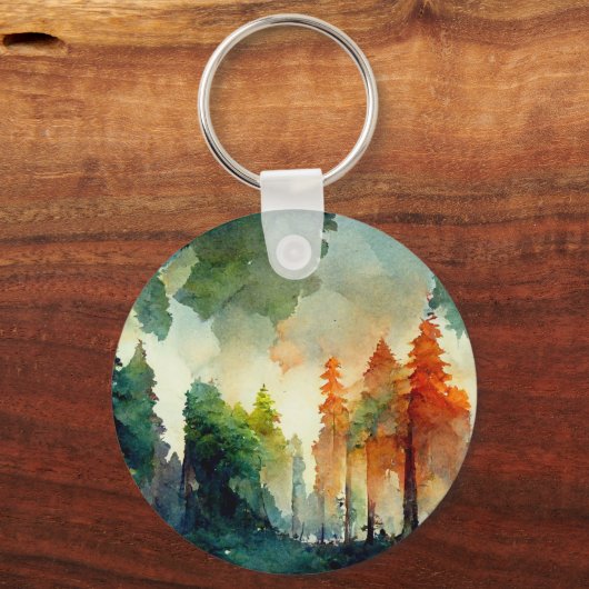 Het bos (natuur) sleutelhanger (Voorkant)