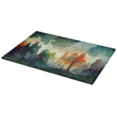 Het bos (natuur) snijplank (Hoek)