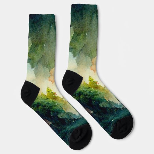 Het bos (natuur) sokken (Rechts)