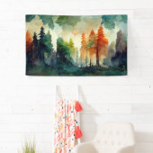 Het bos (natuur) spandoek (Insitu)