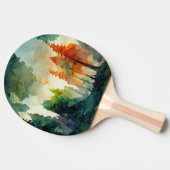 Het bos (natuur) tafeltennisbatje (Zijkant)
