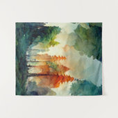 Het bos (natuur) wandkleed (Voorkant (horizontaal))