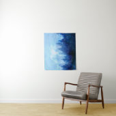 Het bos ontwaakt uit de nevel wandkleed (In situ)