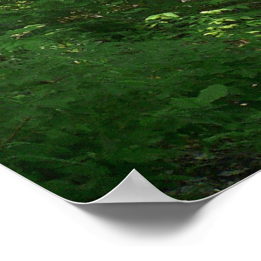 Het bos poster (Hoek)