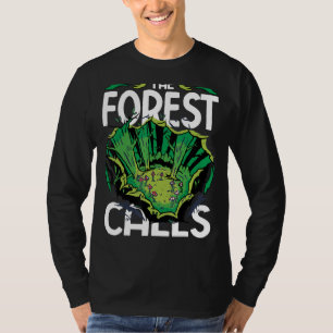 Het bos roept de paddenstoel Umeltschützer T-shirt