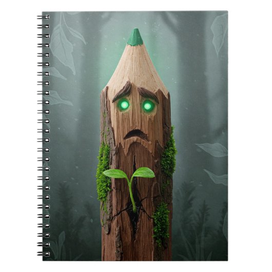 Het bos spook notitieboek (Voorkant)