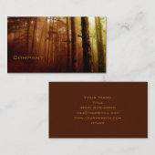Het bos V2 Visitekaartje (Voorkant / Achterkant)