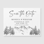 Het bos van de bergen sparen de Magnetische Kaart  (Voorkant)