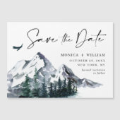 Het bos van de bergen sparen de Magnetische Kaart  (Voorkant)