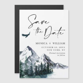 Het bos van de bergen sparen de Magnetische Kaart 